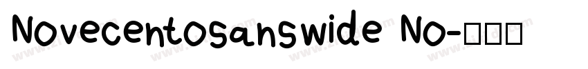 Novecentosanswide No字体转换